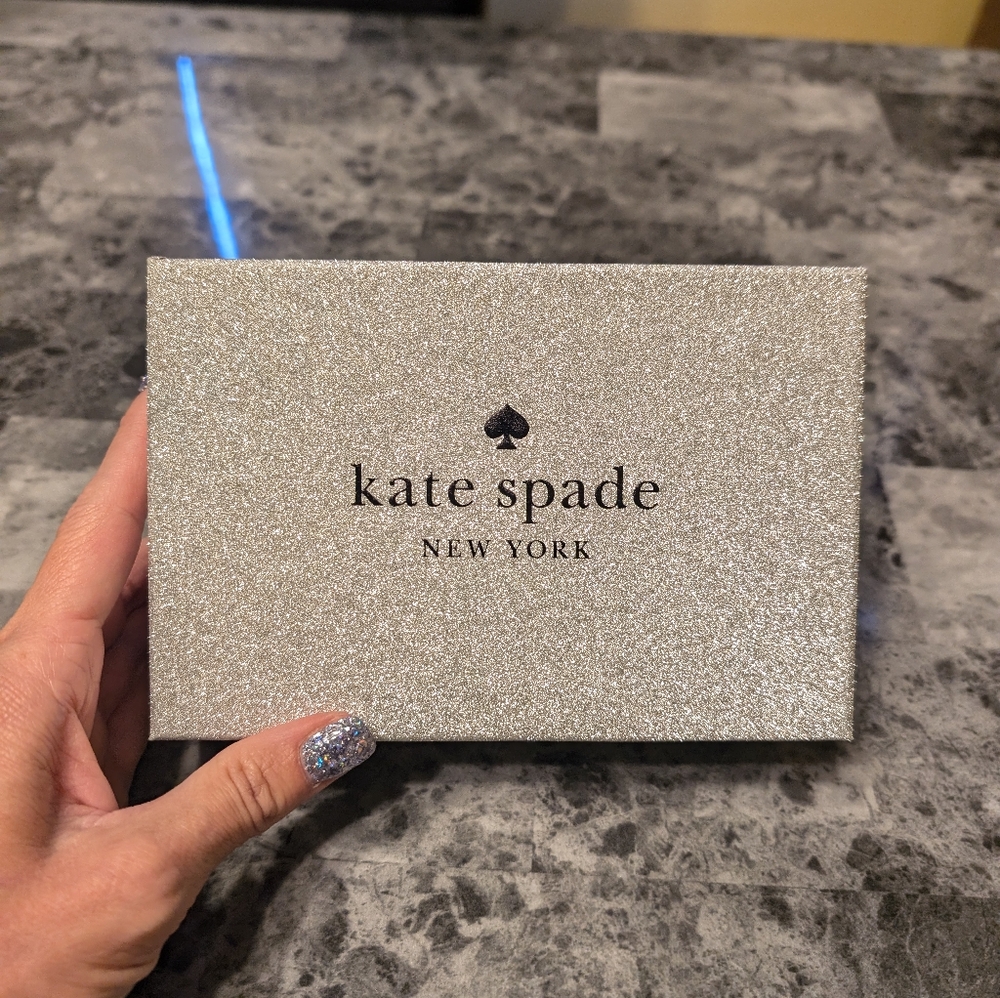 Kate Spade Glitter Medium Compact Bifold Wallet